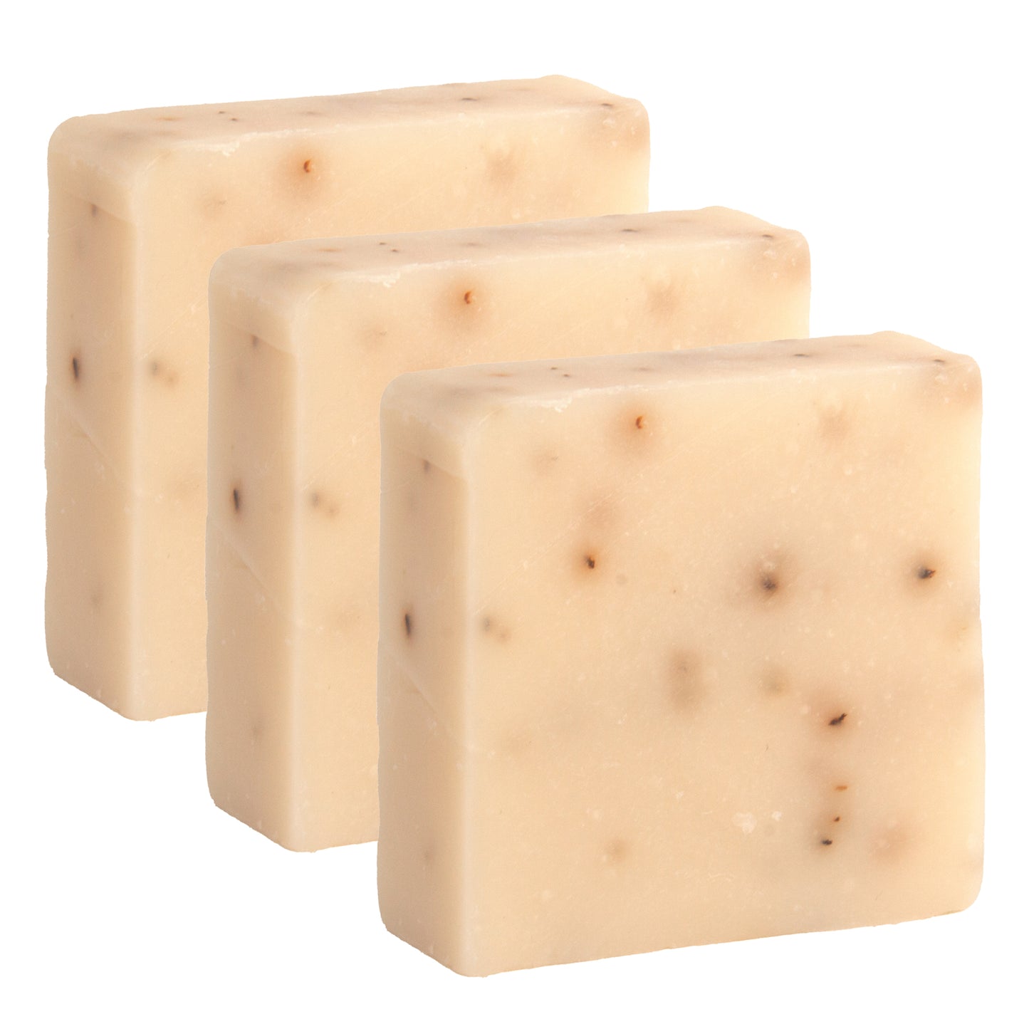 Majestic Lather Aloe and Euclayptus Handmade Bar Soap Close Up 3 Bars