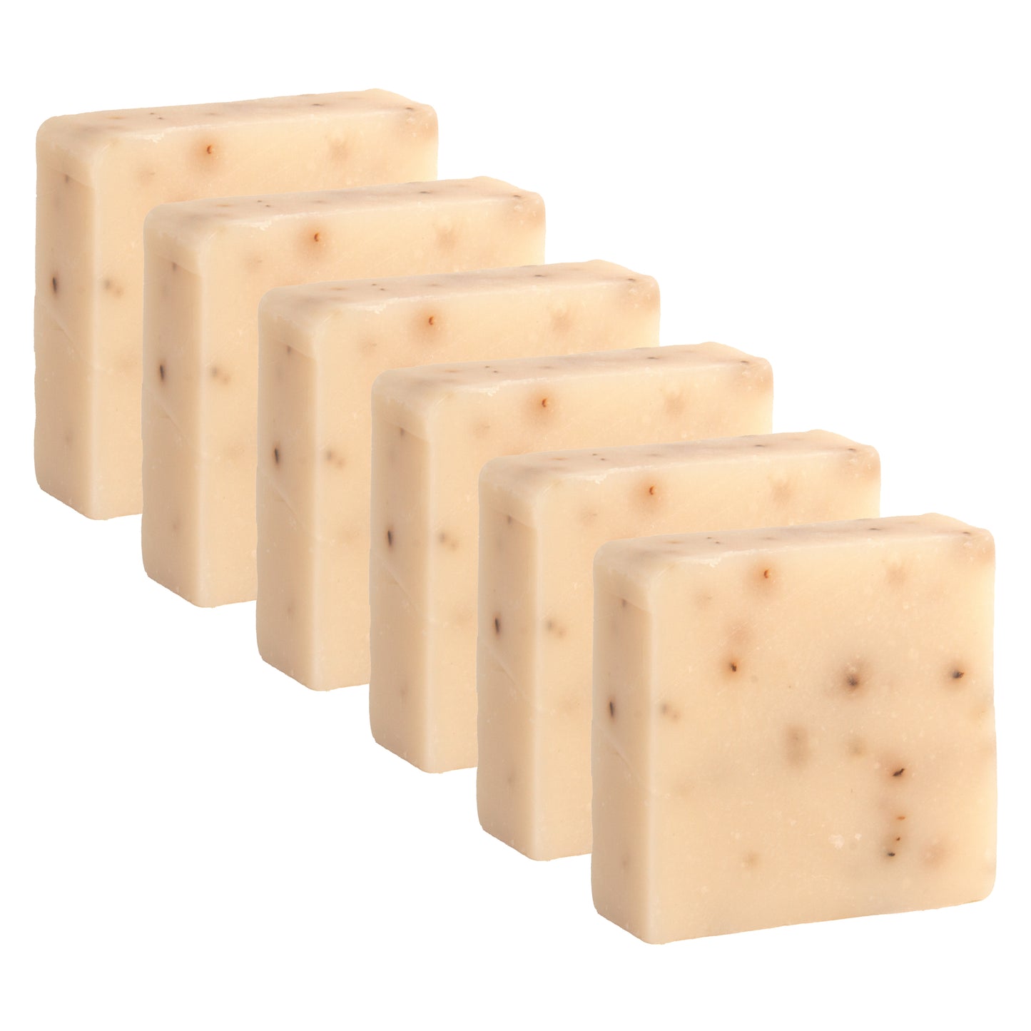 Majestic Lather Aloe and Euclayptus Handmade Bar Soap Close Up 6 Bars